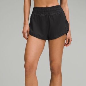 Lulu lemon track that high rise lined short 3 inch size 4